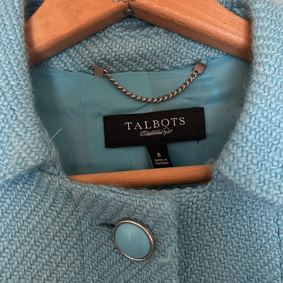 Turquoise Talbots Coat - Picture 2 of 7
